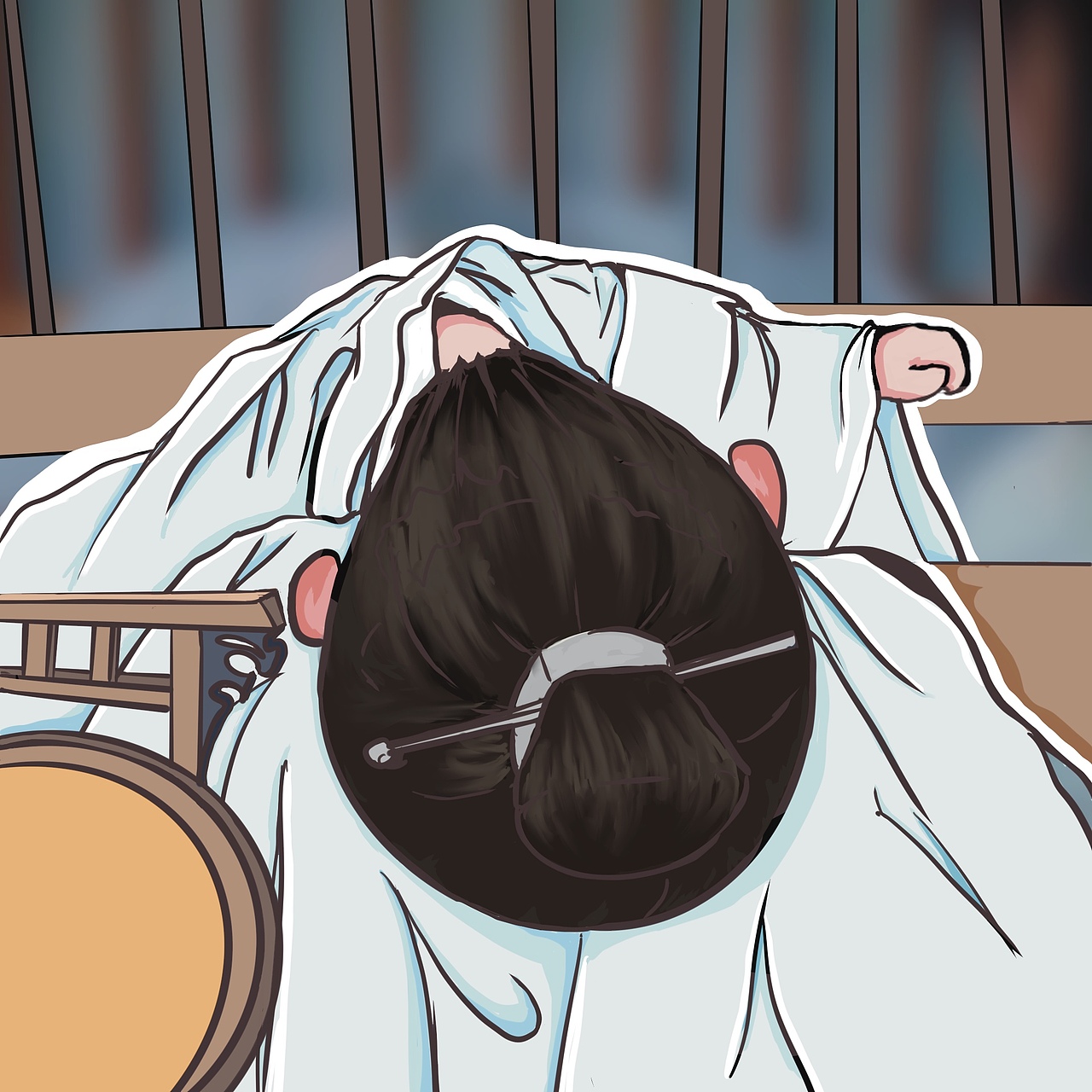 论老六小可爱是怎么被窗户夹的