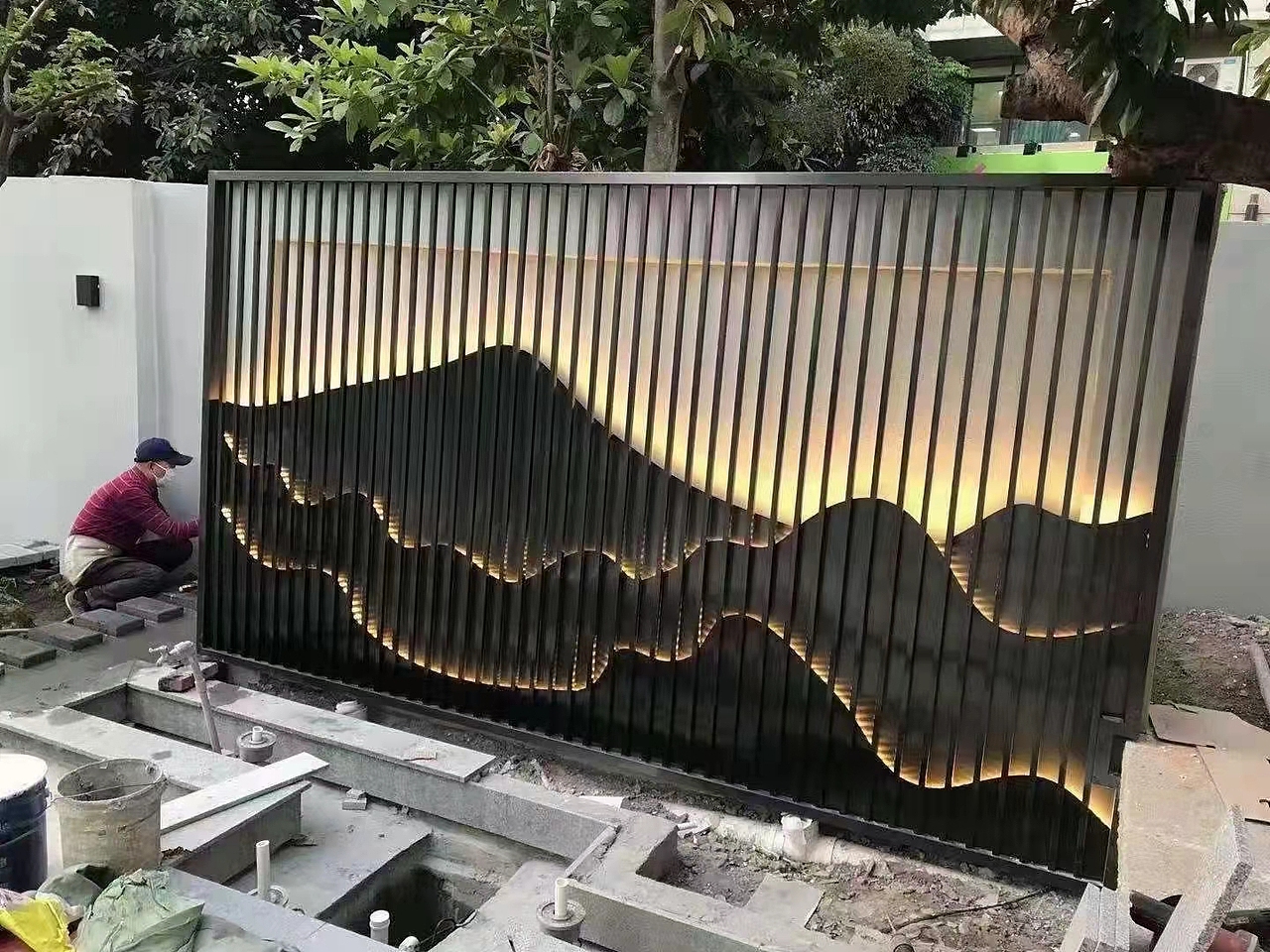 园林景观装饰 观赏景观隔断屏风