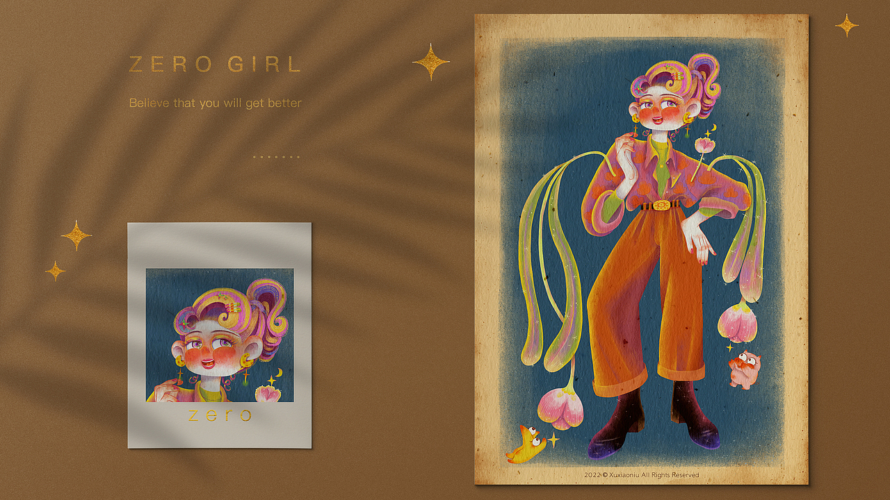 2022年插画小结（图ZMzAyMzAxNjg4） - 创作习作 - 站酷设计师Xu小牛原创素材 - 站酷ZCOOL