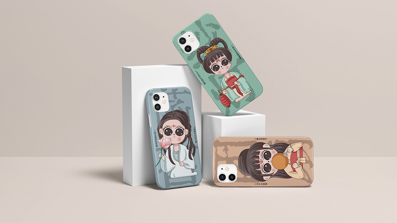 解语花 | 可爱古风女孩ip形象设计 #创作加油站#