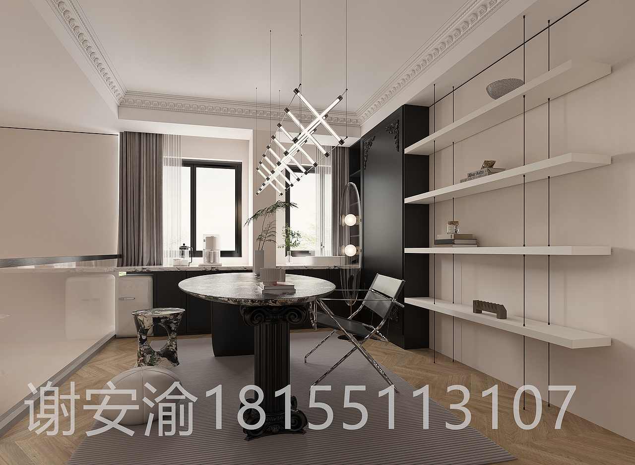 星夜传图 | 家装案例---家装效果图（图ZMzUwMTEwMDE2） - 商业空间设计 - 站酷设计师谢安渝原创素材 - 站酷ZCOOL