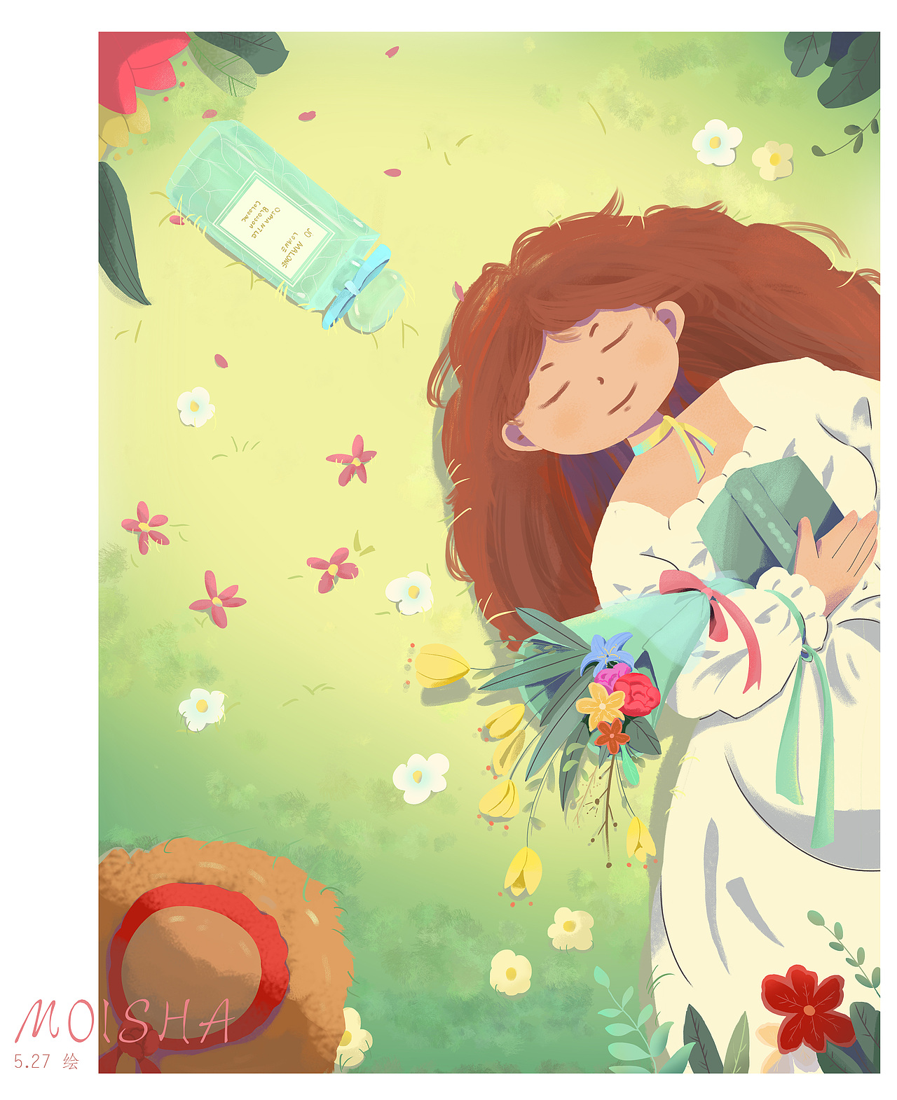 藏在森林里的清香（图ZMzAyNzc5MjA4） - 商业插画 - 站酷设计师MOISHA原创素材 - 站酷ZCOOL