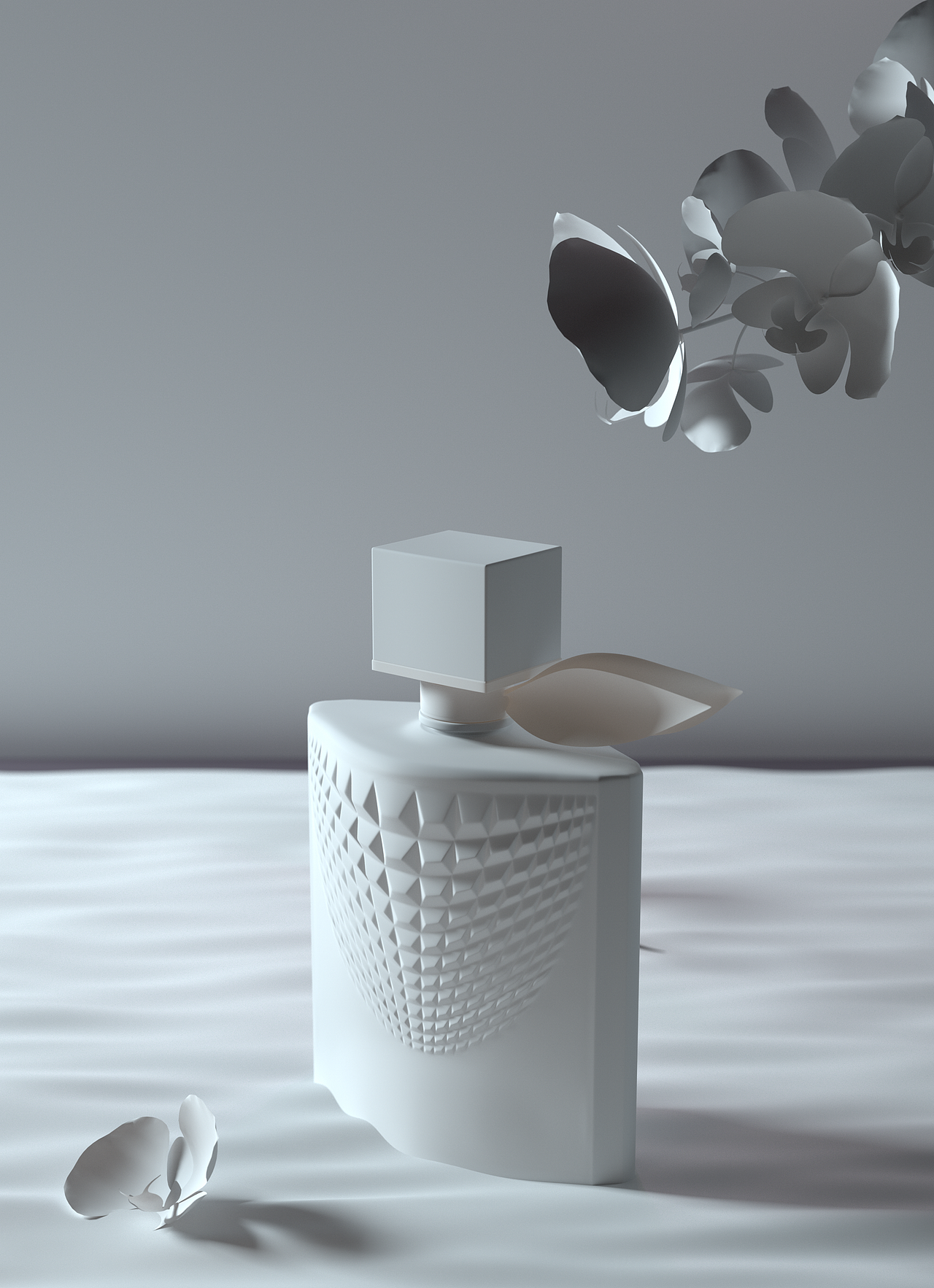 化妆品，酒类产品渲染