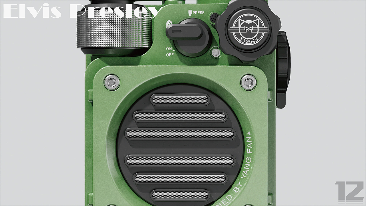 Elvis Presley 音箱动画