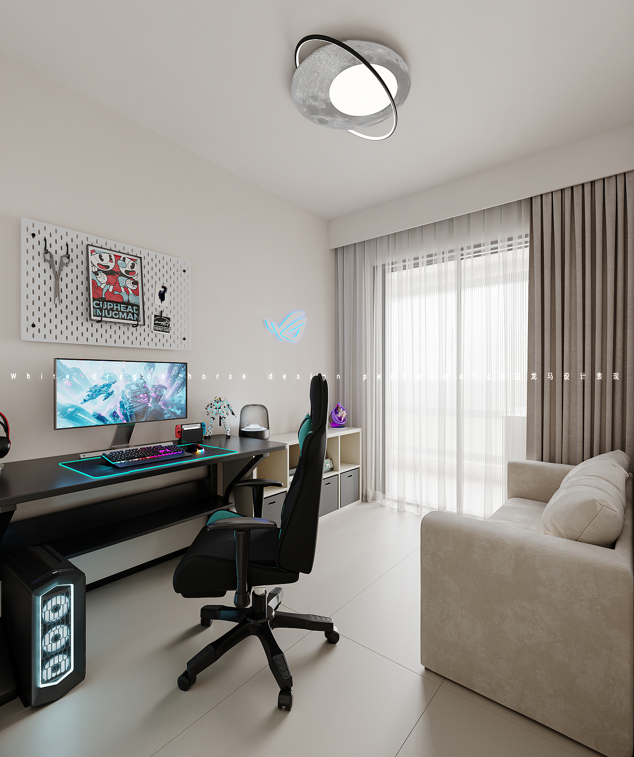 极简客餐厅—白龙马效果图（图ZMzY5NTUxMjYw） - 家装设计 - 站酷设计师白龙马效果图小雪原创素材 - 站酷ZCOOL