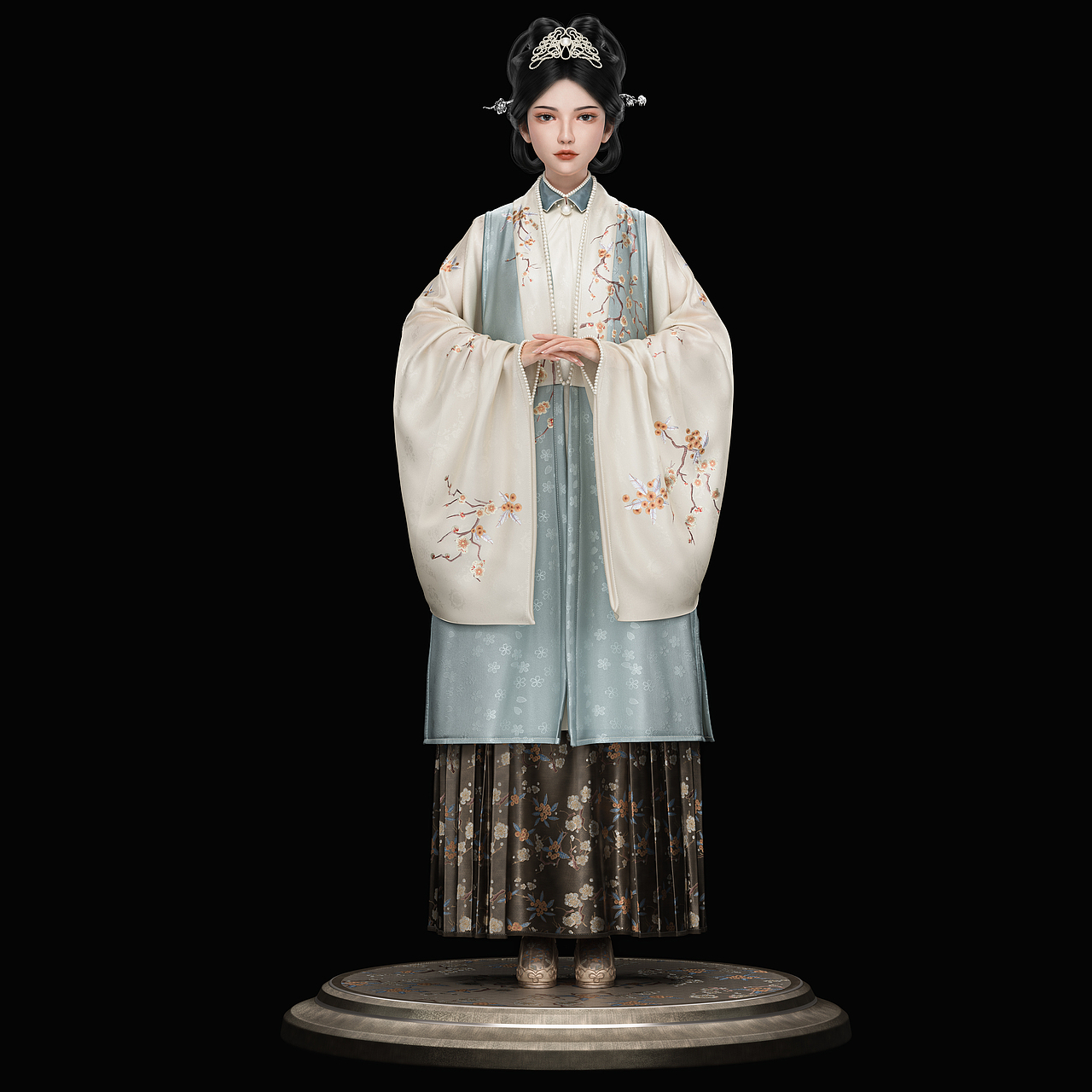 汉服-冷香丸-虚拟模特-溪羽（图ZMzEzMjg4MjA0） - 人物/生物 - 站酷设计师觉非Kay20000原创素材 - 站酷ZCOOL