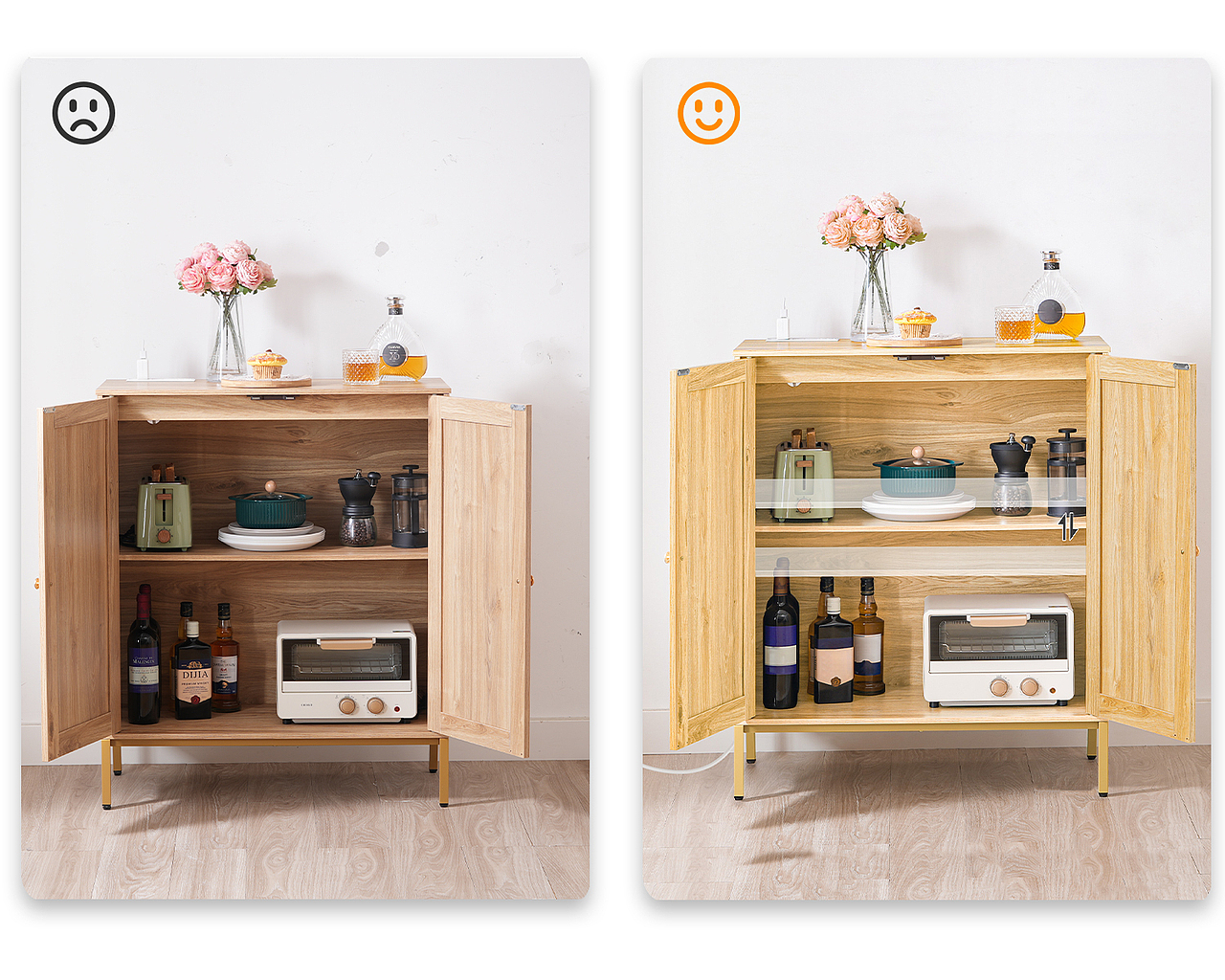 餐边柜实拍+渲染+精修