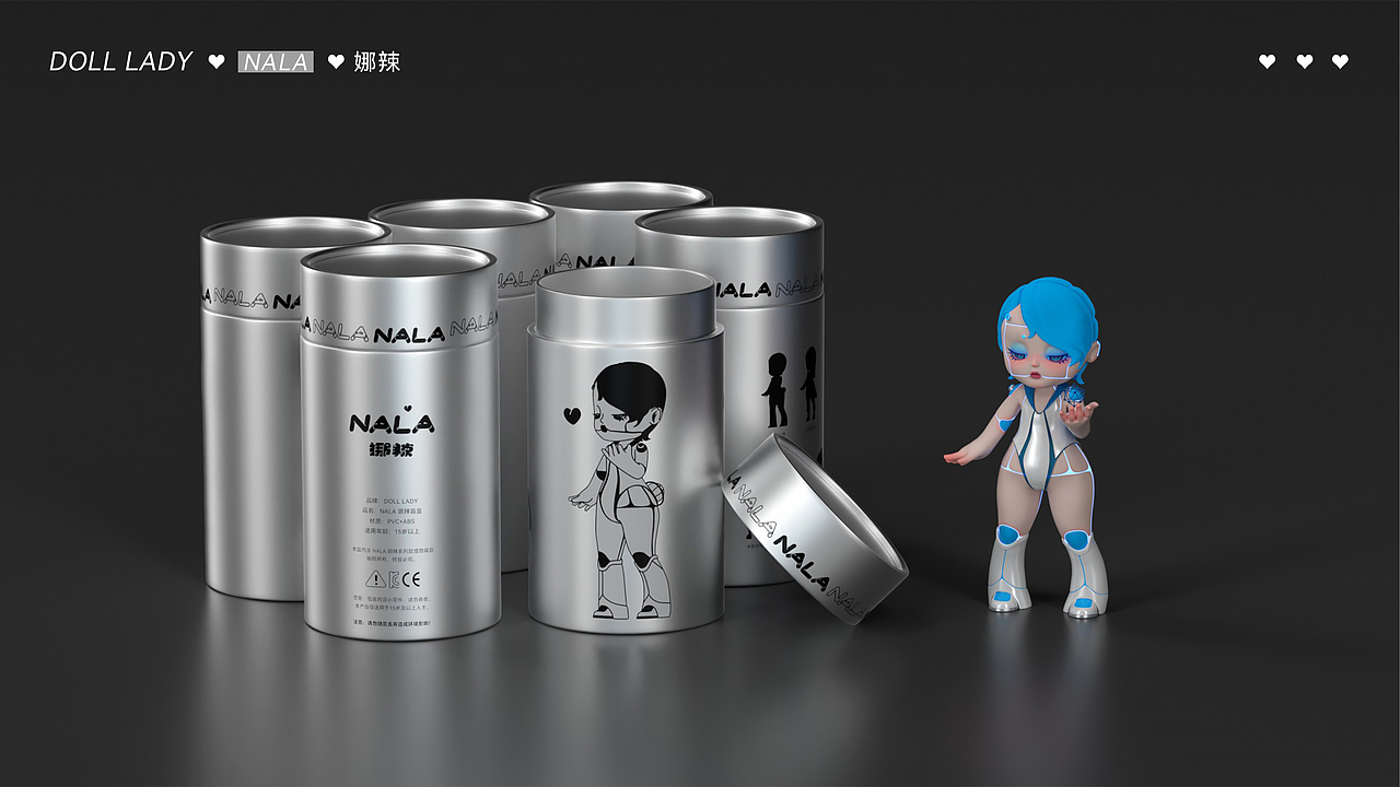 Doll Lady-NALA‘娜辣’IP人物系列设计（图ZMjk4NzIwMjAw） - 玩具 - 站酷设计师爱种田的小张原创素材 - 站酷ZCOOL