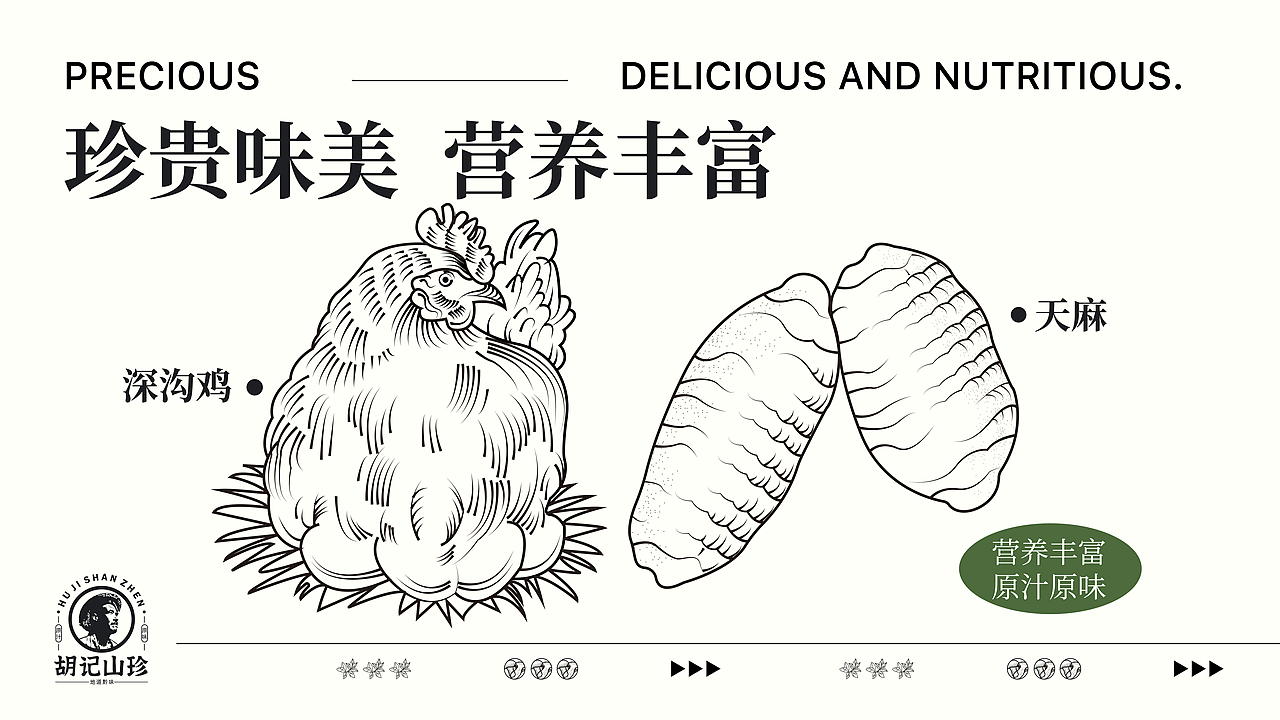 《胡记山珍》品牌提案【逐浪派对】(图ZMzU1NTg1ODgw) - 品牌 - 站酷设计师圆圆33原创素材 - 站酷ZCOOL