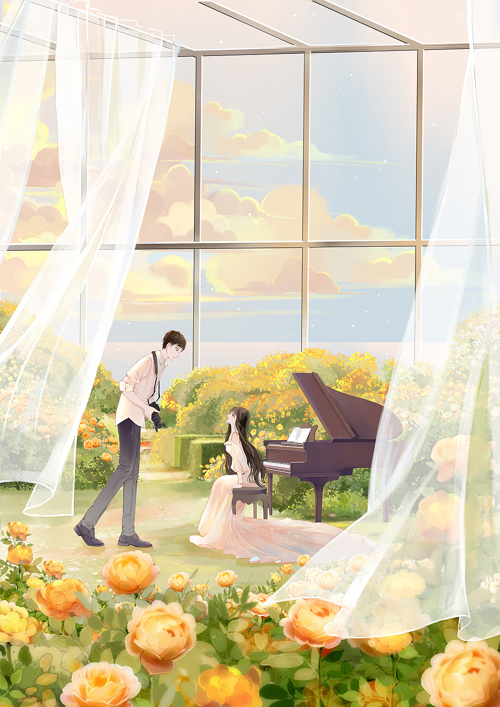 山海之约（图ZMzExMTc0MjM2） - 商业插画 - 站酷设计师小石头1125原创素材 - 站酷ZCOOL