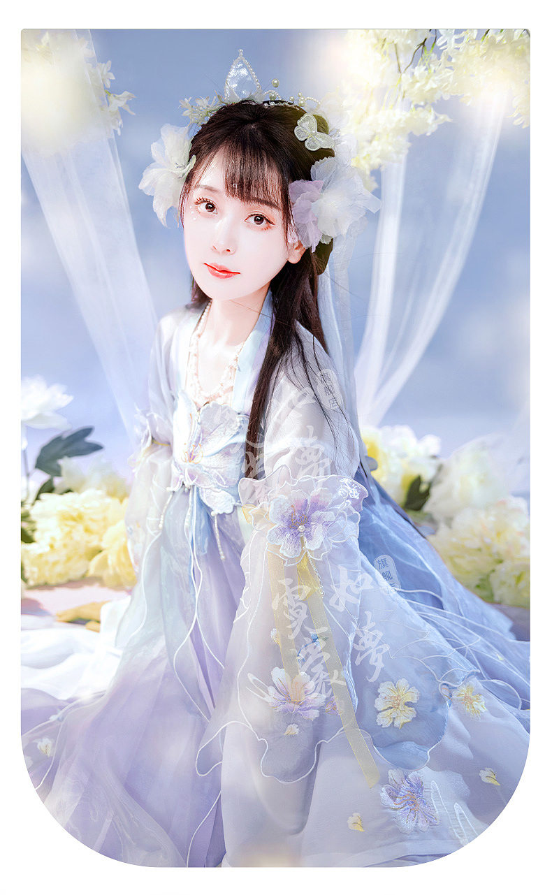 花精灵大袖齐胸襦裙详情页（图ZMzE2NDA5NjU2） - 电商 - 站酷设计师是兔子先生呀原创素材 - 站酷ZCOOL