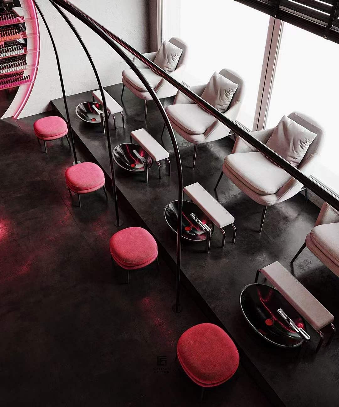 工装美容院设计案例 | 打造舒适优雅的美丽空间