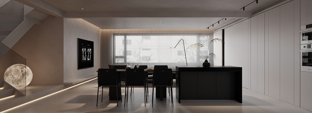 现代极简（图ZMzMzMzc4NTA0） - 家装设计 - 站酷设计师煜铭效果图表现原创素材 - 站酷ZCOOL