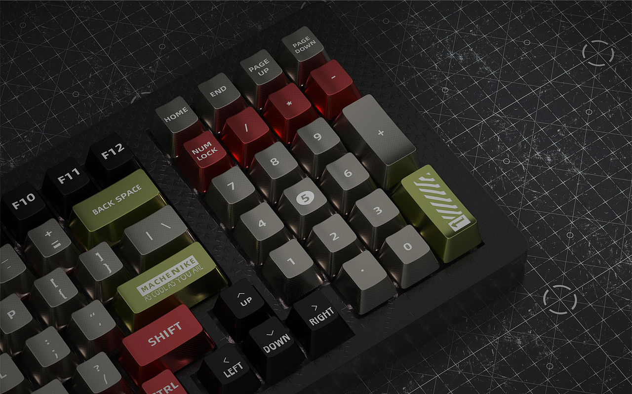 KEYBOARD小丑无线键盘（图ZMzE1NTEyODA0） - 产品 - 站酷设计师赣南以北原创素材 - 站酷ZCOOL