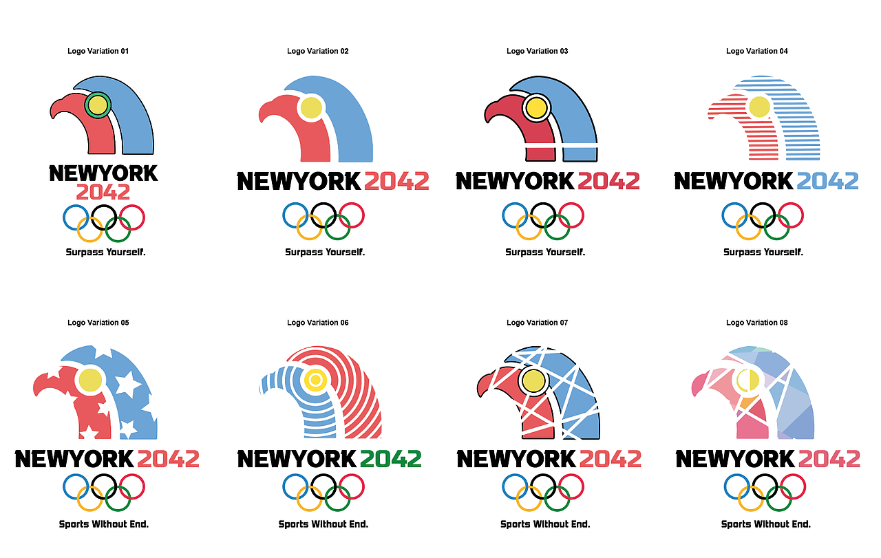 课程小练-纽约冬奥会logo设计