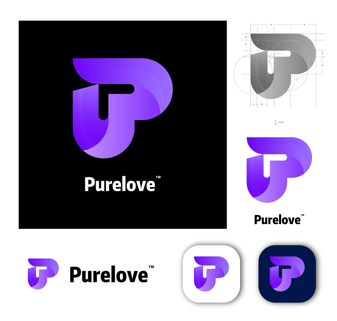 黄金分割logo绘制