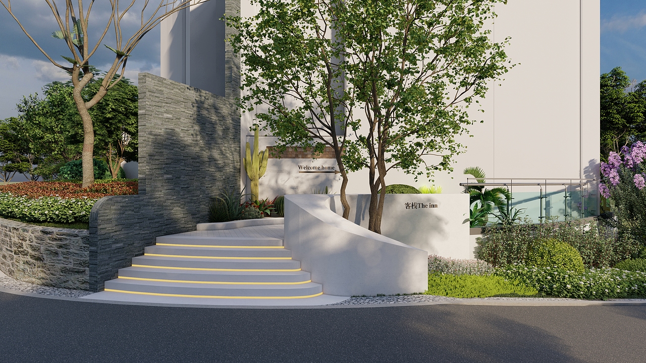 客栈（图ZMzIyNjc3MTI4） - 景观设计 - 站酷设计师luojianya原创素材 - 站酷ZCOOL
