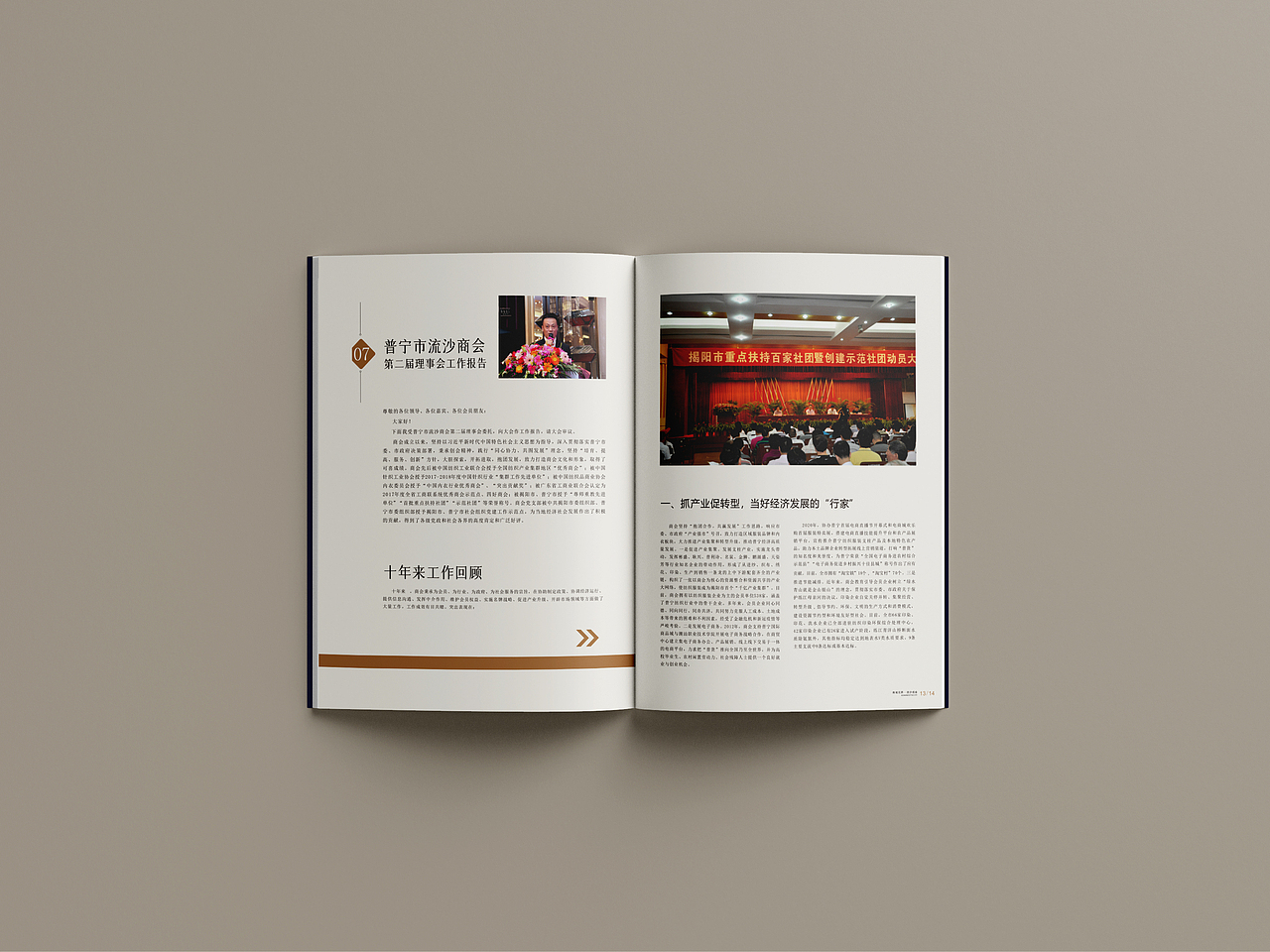 商会画册版式设计,大气内涵画册封面