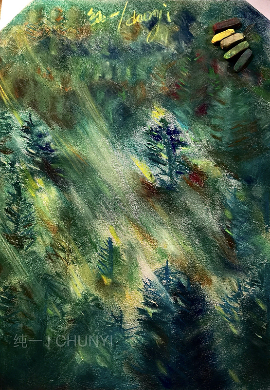 【近期色粉画24幅小结】（图ZMzYwNjk0NjY0） - 绘画 - 站酷设计师Chunyi纯一原创素材 - 站酷ZCOOL