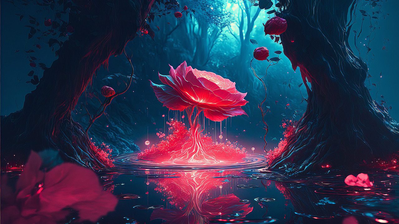 AI绘画 | 玫瑰秘境（图ZMzIzNTMzNTM2） - AI作品 - 站酷设计师Theo_M原创素材 - 站酷ZCOOL