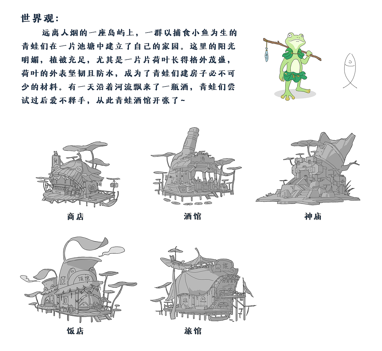 旅行日记-青蛙商店（图ZMzM3MDcwMDY4） - 概念设定 - 站酷设计师十二点就去睡觉原创素材 - 站酷ZCOOL