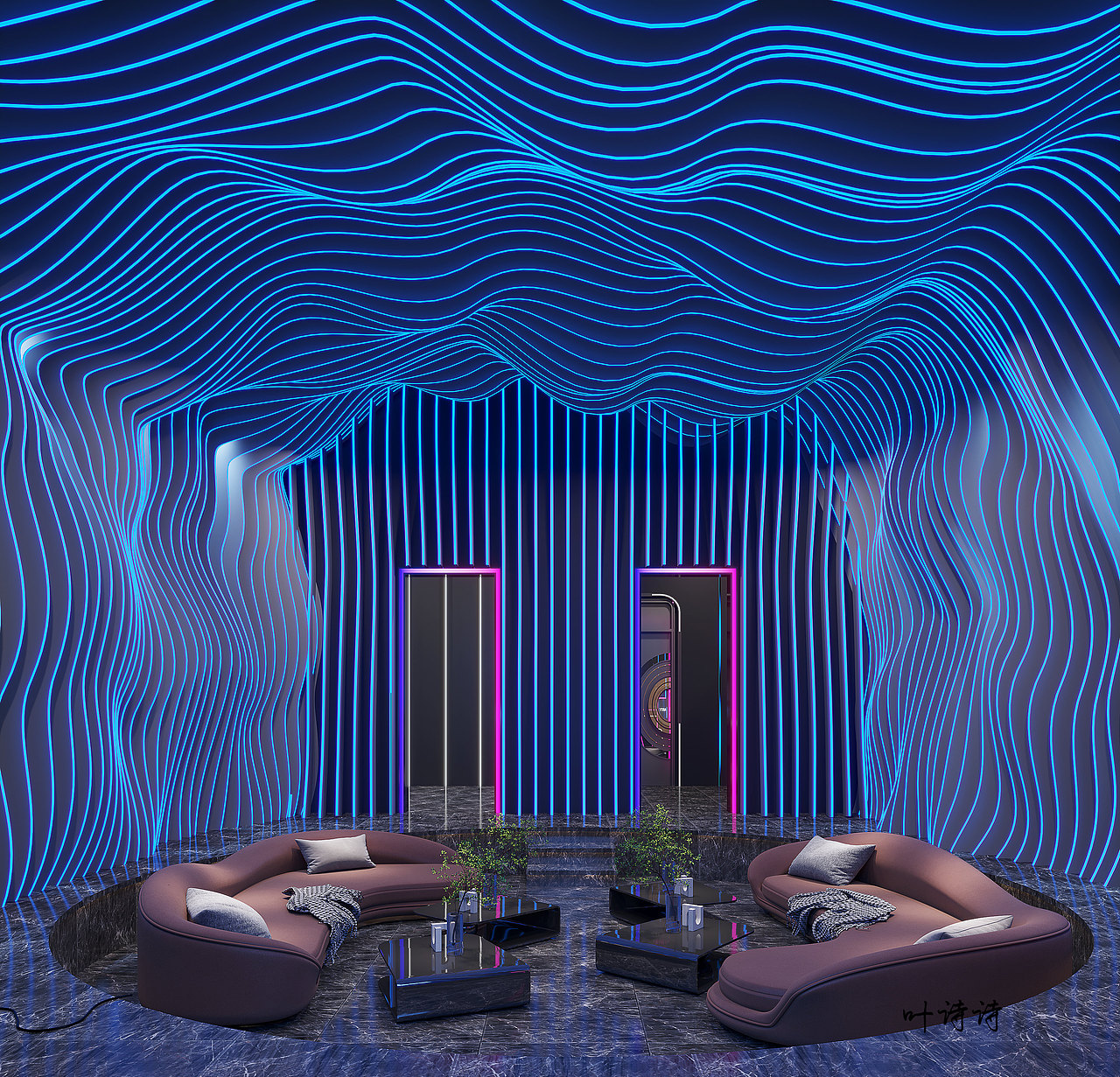 主题KTV设计|整个空间笼罩在精彩氛围之中