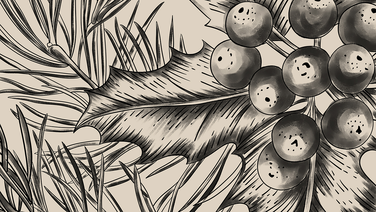 长辈房花纹背景