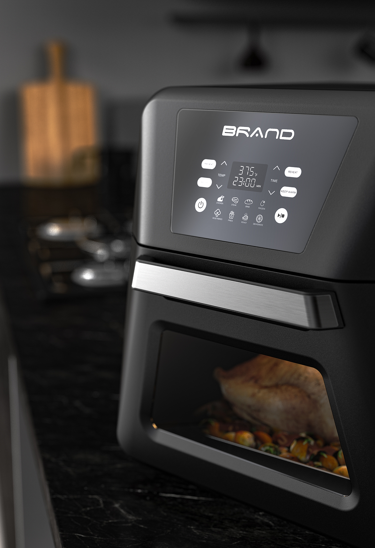 12L空气炸锅设计