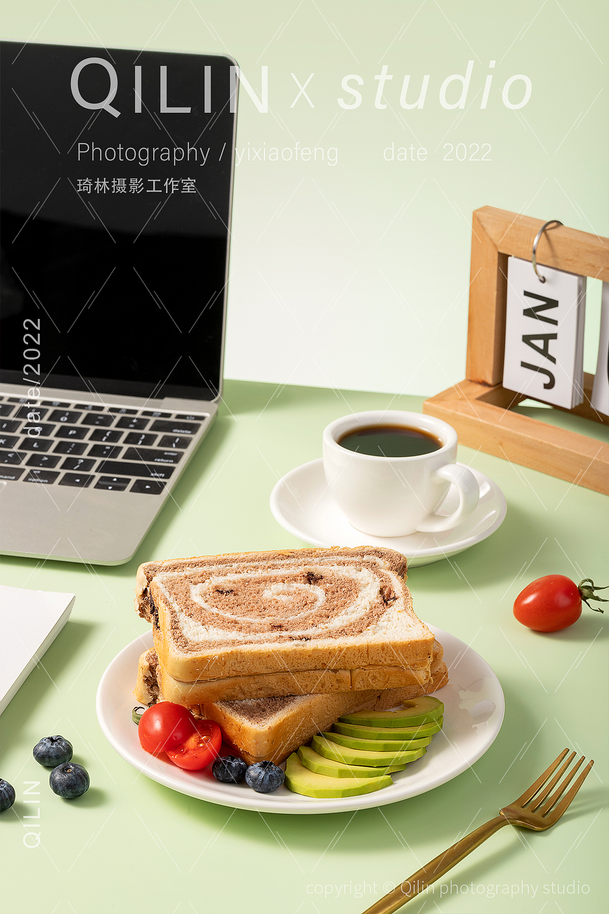 袋鼠先生『紫薯 生椰咖啡 全麦面包 低脂 』X 琦林摄影（图ZMzM2Mzc3NTI0） - 美食摄影 - 站酷设计师琦林摄影原创素材 - 站酷ZCOOL