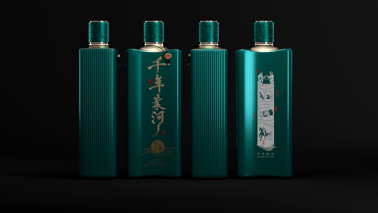 千年莱河白酒包装设计（图ZMzQwNDU0NDAw） - 包装 - 站酷设计师上下包装研创社原创素材 - 站酷ZCOOL