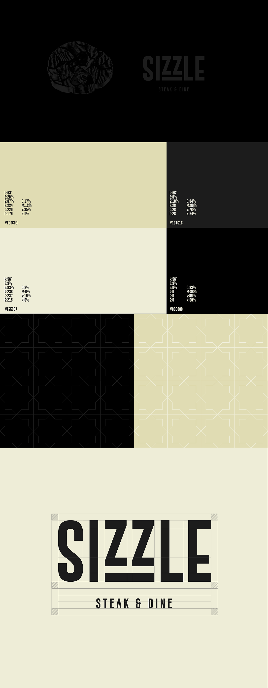 峥嵘品牌设计-SIZZLE司索西餐厅（图ZMzU5Nzk4ODky） - 品牌 - 站酷设计师峥嵘品牌设计工作原创素材 - 站酷ZCOOL