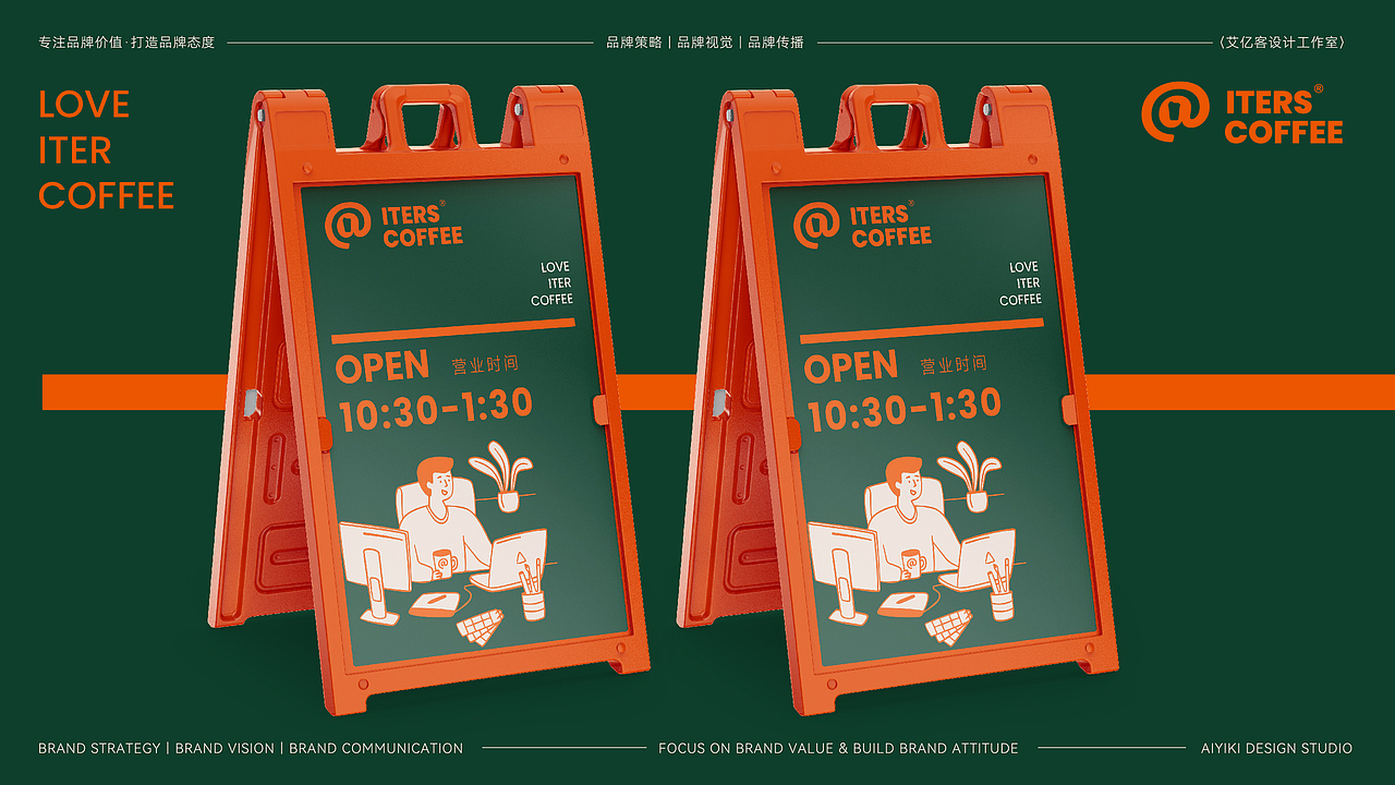 ITERS咖啡餐饮品牌｜咖啡 茶饮 简餐 ｜LOGO设计VI设计