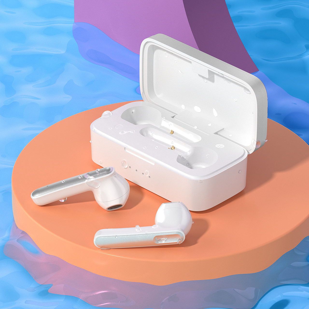 TWS耳机详情渲染（图ZMzE3MjQ3MjYw） - 电商 - 站酷设计师阿泽机长原创素材 - 站酷ZCOOL