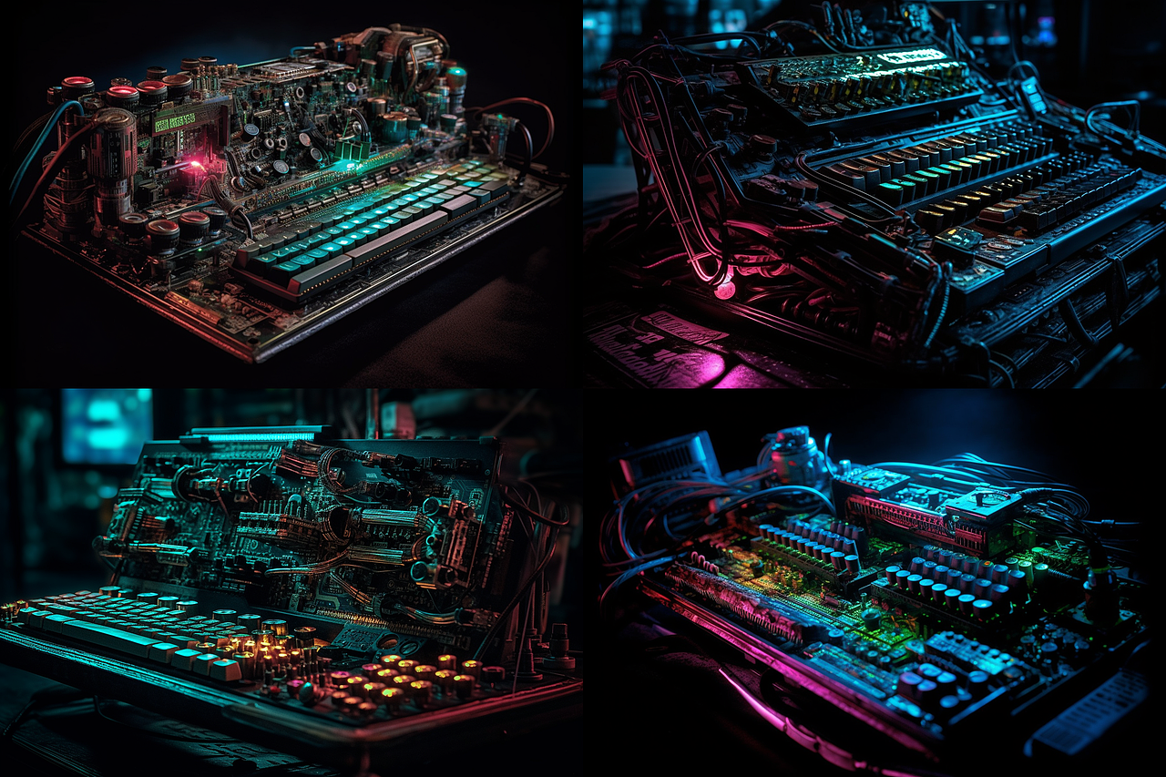 AI · 赛博朋克世界主题矩阵