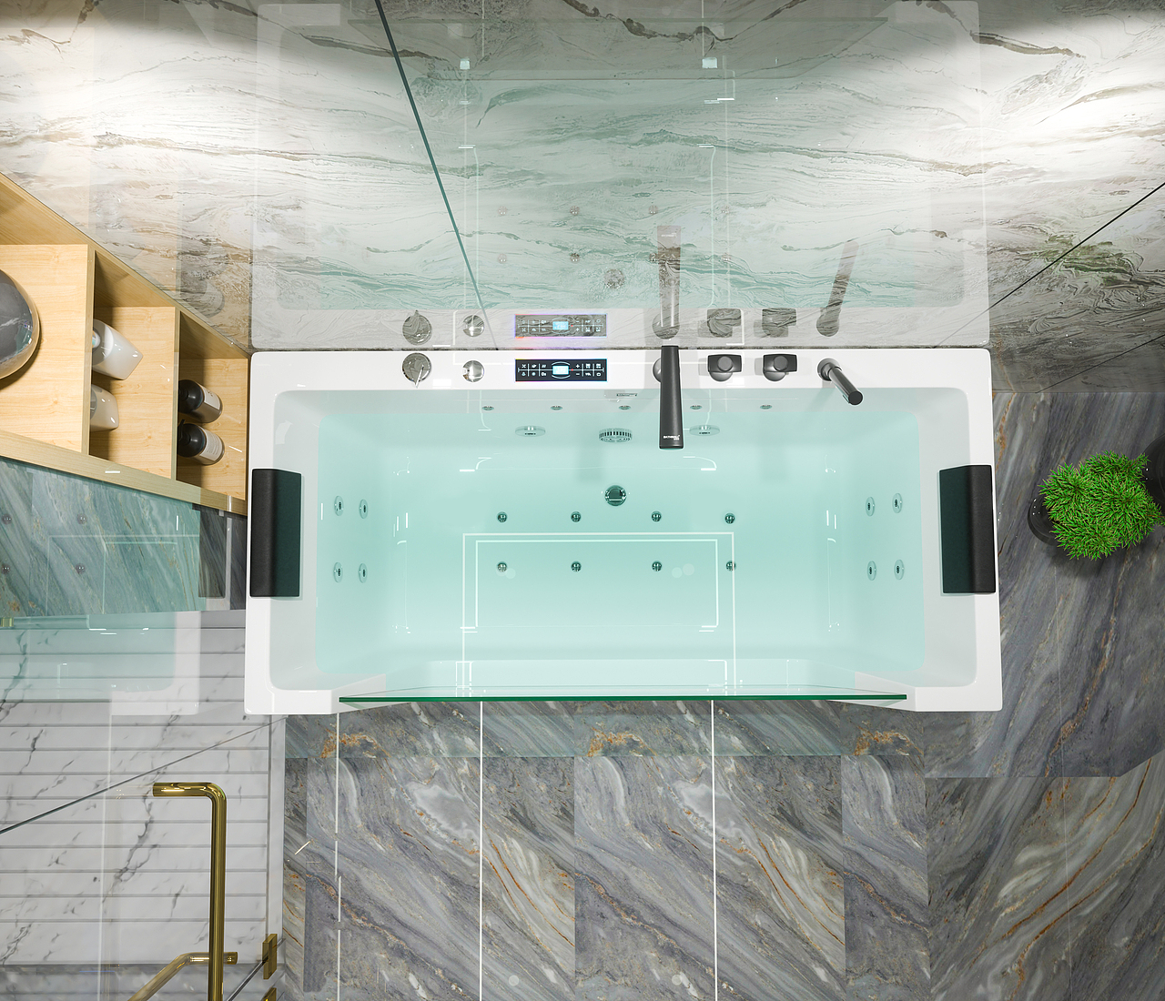 08-浴缸场景 C4D建模+OC渲染