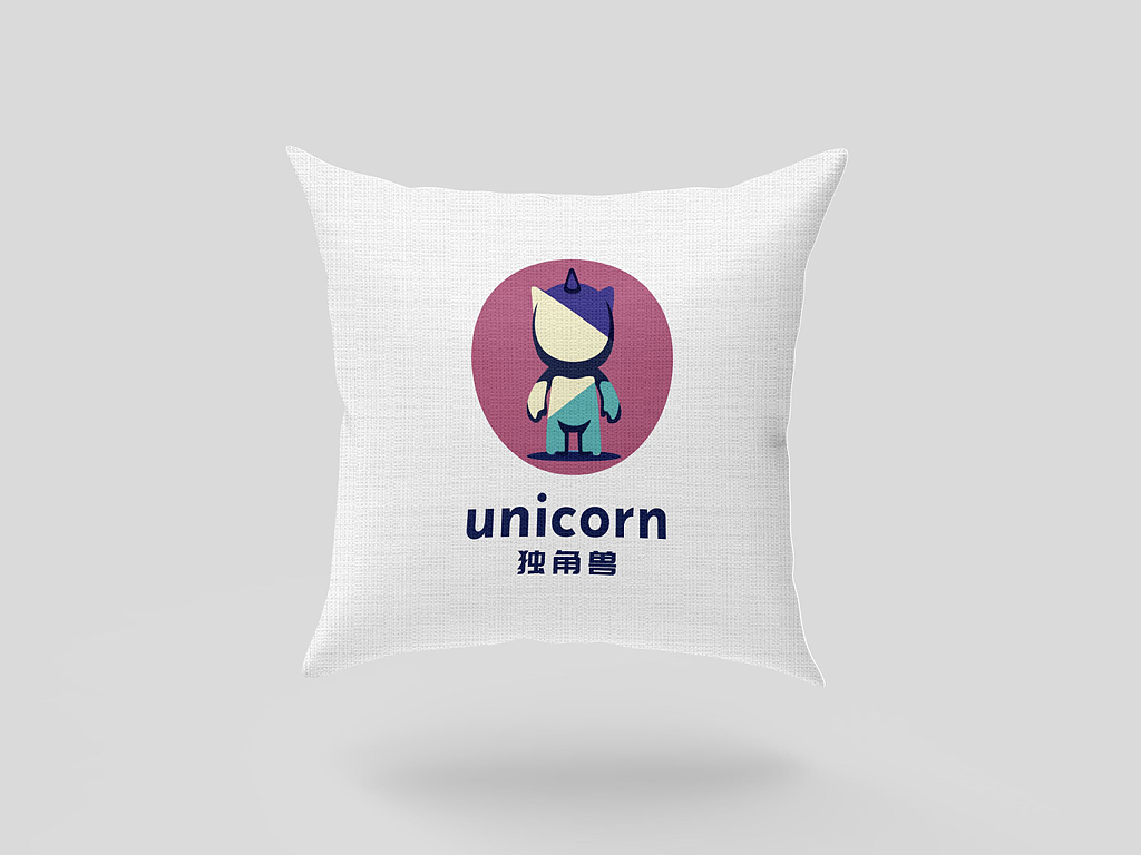 洋酒品牌——独角兽标志设计