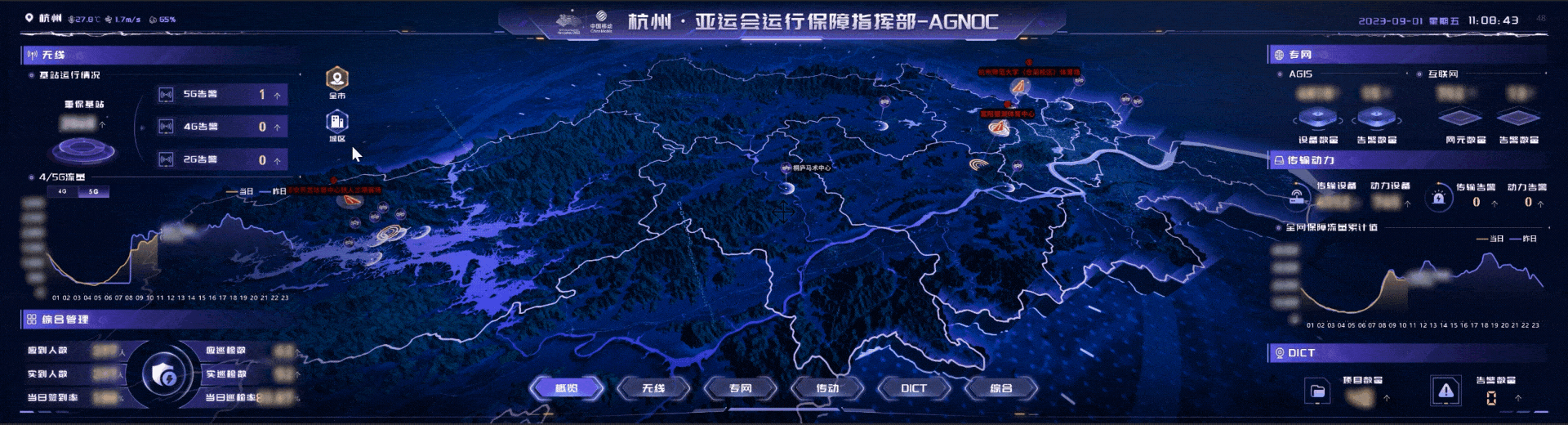 杭州亚运会网络保障系统可视化设计（图ZMzUyNTY2ODY0） - 软件界面 - 站酷设计师Eric孙原创素材 - 站酷ZCOOL