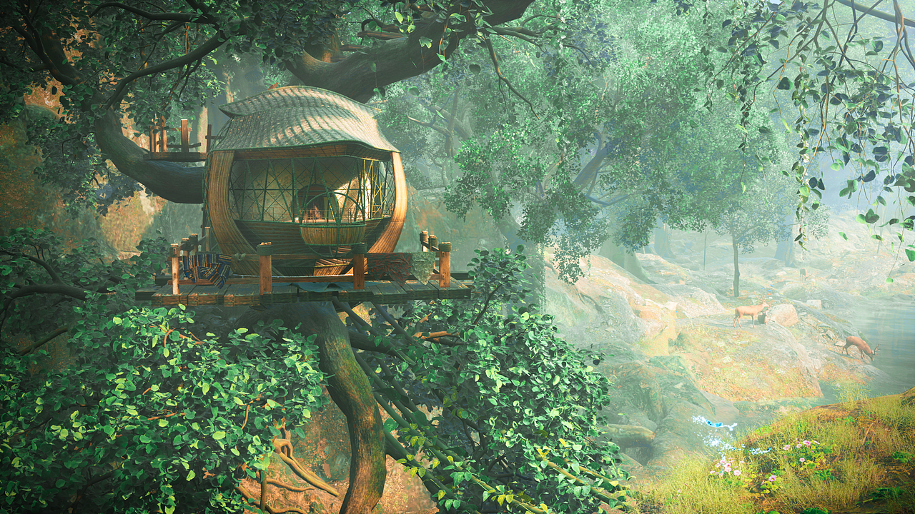 精灵小屋 | 第二届瑞云渲染动画创作大赛