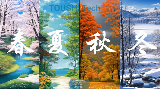 情绪之触:人类表情驾驭春夏秋冬