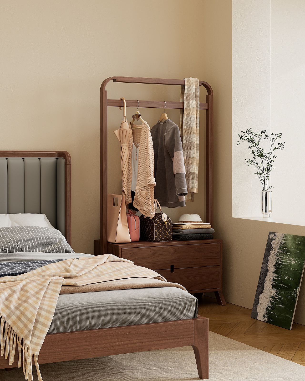 近期胡桃家具渲染（圖ZMzE1MDE3NTQ4） - 其他三維 - 站酷設(shè)計(jì)師嚕啦咧嚕原創(chuàng)素材 - 站酷ZCOOL