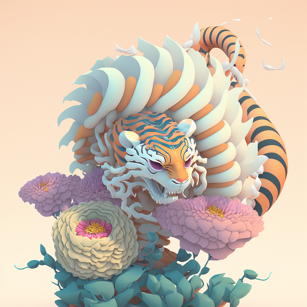 十二生肖与花（图ZMzIyNzc0OTA4） - AI作品 - 站酷设计师YIIIJIIIE原创素材 - 站酷ZCOOL