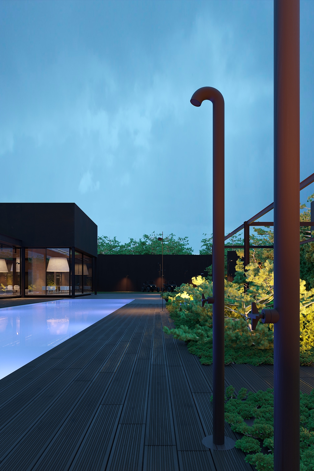 極簡別墅的整體方案