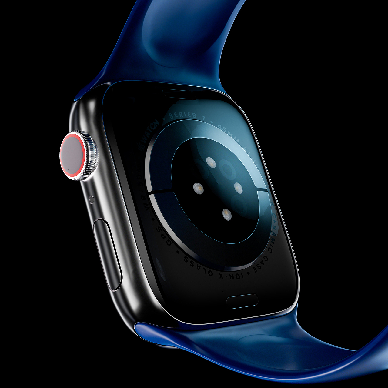 Apple Watch Series 7 丨抽空练练（图ZMzM4NjMyODE2） - 产品 - 站酷设计师Emily萱原创素材 - 站酷ZCOOL