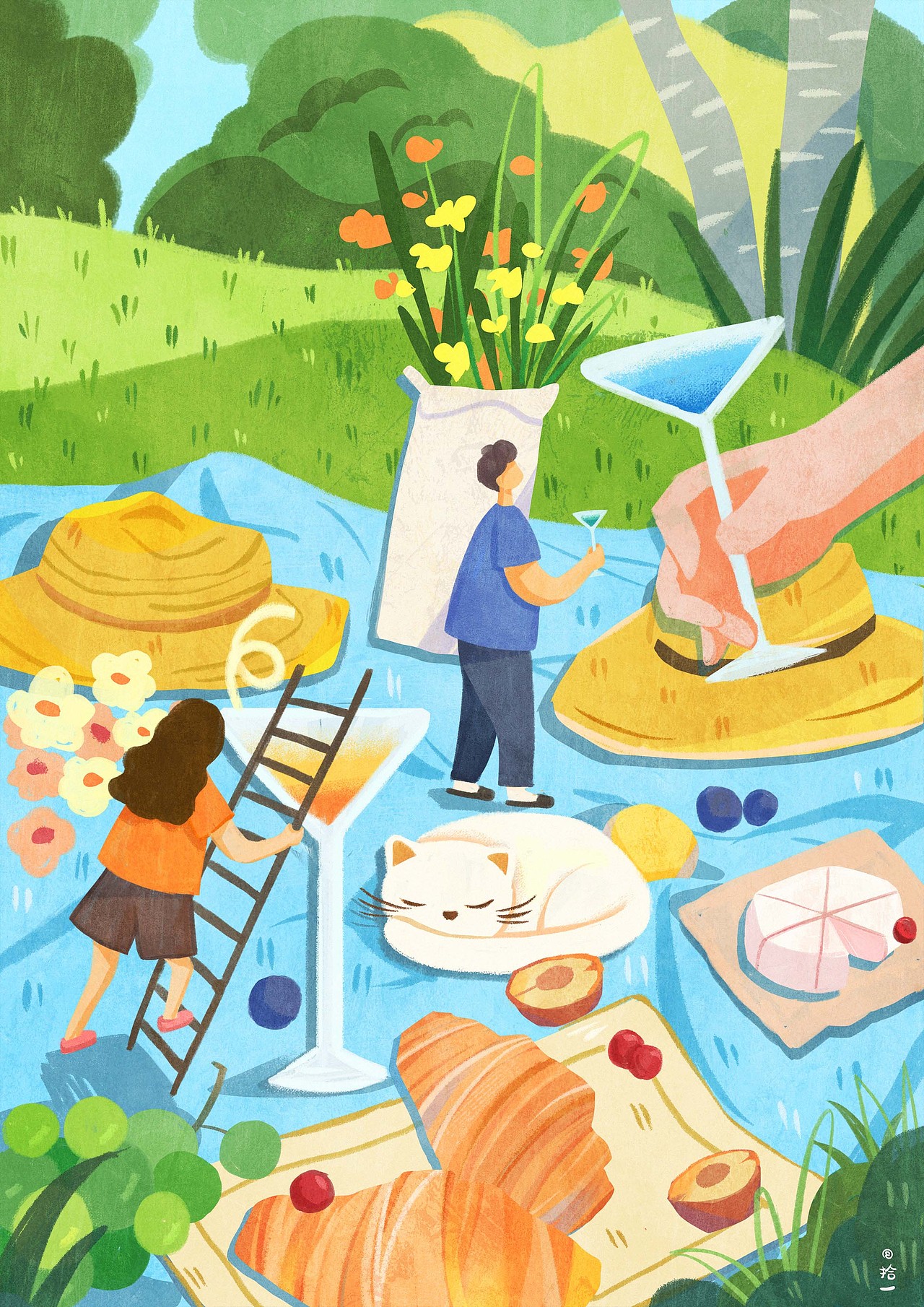 插画练习（图ZMzU0MjI3NjIw） - 创作习作 - 站酷设计师阿罗芬芬原创素材 - 站酷ZCOOL