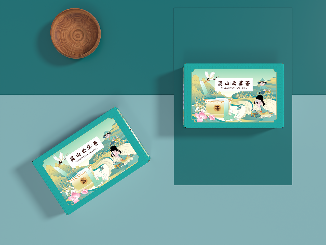 毕昇福地.英山“游”礼包装设计比赛（图ZMzM5MDkxNDQ0） - 商业插画 - 站酷设计师咕咚Gudong原创素材 - 站酷ZCOOL