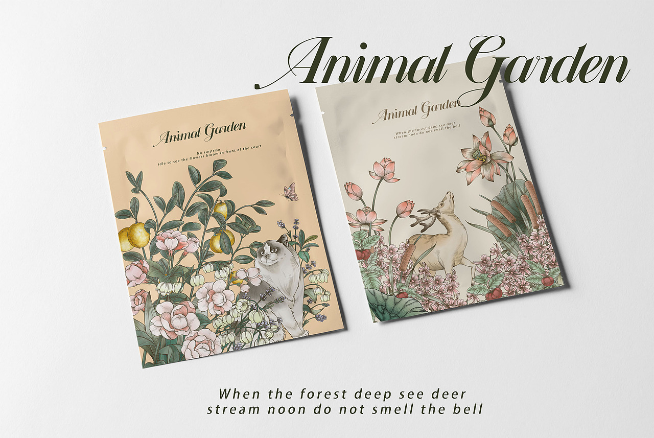 版画-动物花园（图ZMzM1MDEzMDk2） - 商业插画 - 站酷设计师李清闲原创素材 - 站酷ZCOOL