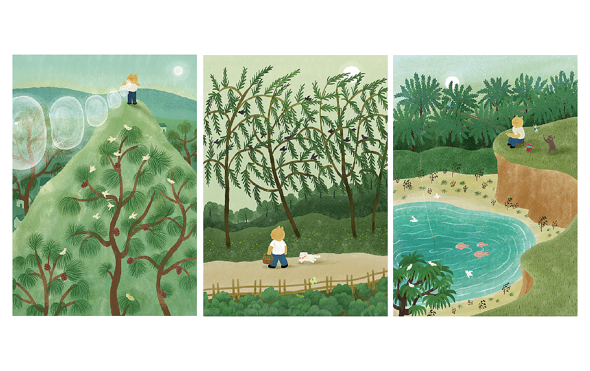 《时光的记忆》第十届Hiii lllustration国际插画大赛