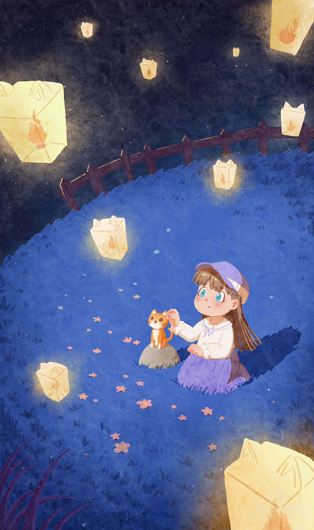 那年的向日葵与凯茜（春天）（图ZMzM5NzQ1MjUy） - 艺术插画 - 站酷设计师kiki猫大厨原创素材 - 站酷ZCOOL