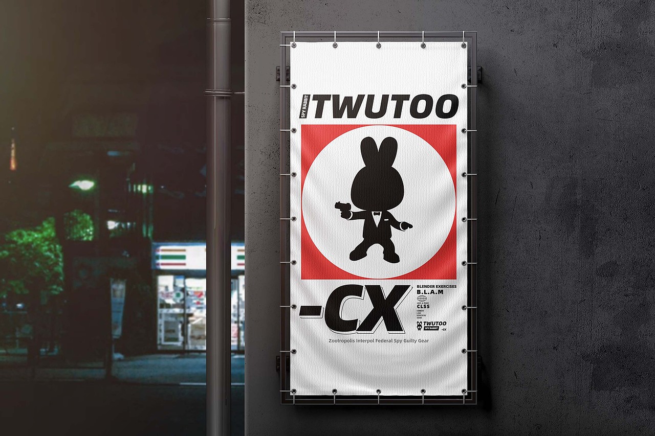 特务兔/TWUTOO（图ZMzI1MzIwMzY4） - IP形象 - 站酷设计师liangwenji原创素材 - 站酷ZCOOL