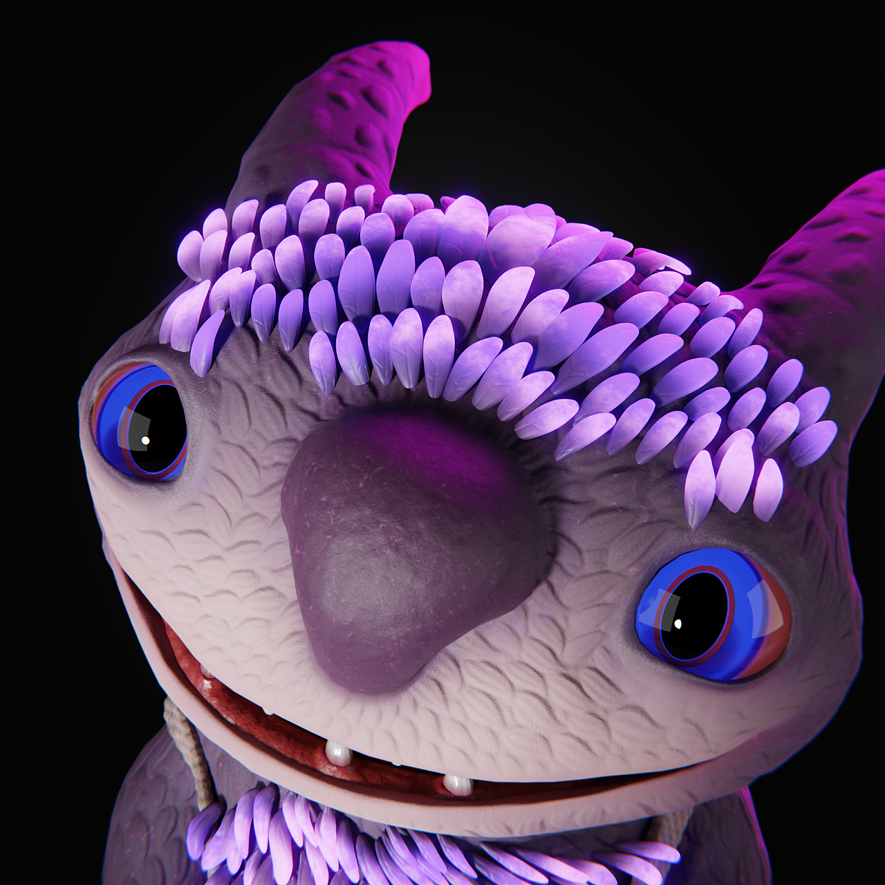 Blender可爱生物雕刻-个人练习作品（图ZMjk5NzI1MjY0） - 人物/生物 - 站酷设计师baouo原创素材 - 站酷ZCOOL